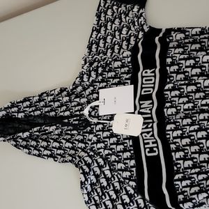 CHRISTIAN DIOR SHORT HOODED DRESS
